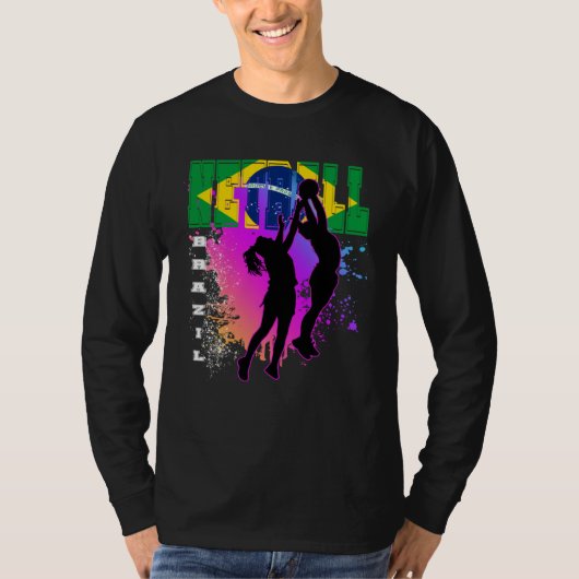 Brazil Netbal T-shirt (Voorkant)