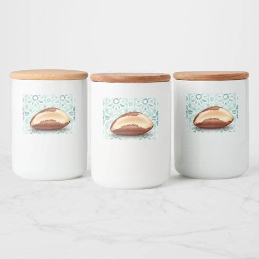 Brazil Nut, Sticker voor voedselcontainer van Nata (Flessen)