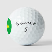 Brazil Oil Painting Drawing Golfballen (Logo)