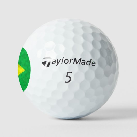 Brazil Oil Painting Drawing Golfballen (Logo)