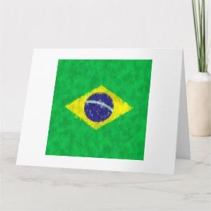 Brazil Oil Painting Drawing Kaart