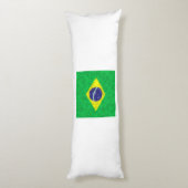 Brazil Oil Painting Drawing Lichaamskussen (Achterkant (Verticaal))