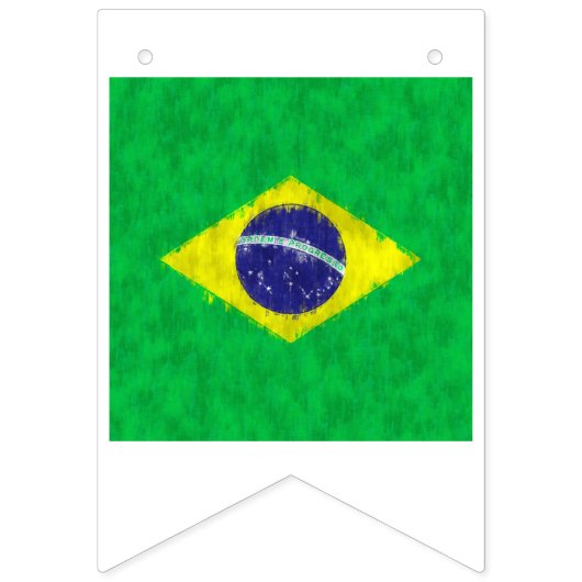 Brazil Oil Painting Drawing Vlaggetjes (Tweede vlag)