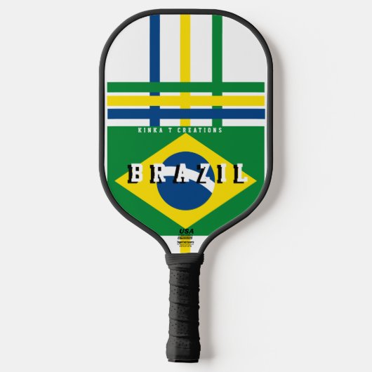 Brazil Pickle Ball Paddle (Achterkant)