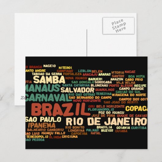 BRAZIL Postcard Briefkaart (Voorkant / Achterkant)