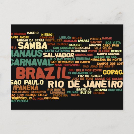 BRAZIL Postcard Briefkaart (Voorkant)