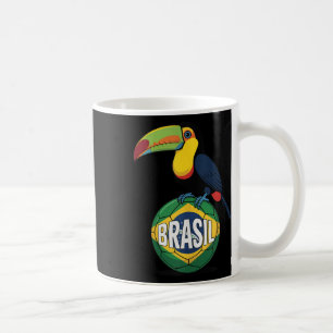 Brazil Pride Vlag Brasil Toekan Voetbal Bal Voetba Koffiemok