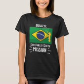 Brazil Sao Paulo South Mormon LDS Mission Missiona T-shirt (Voorkant)