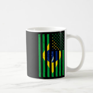 Brazil Shirt Brasil Soccer Usa America Flag Jersey Koffiemok