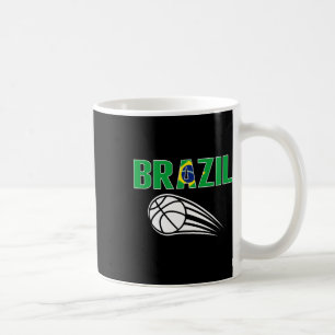 Brazil Sketll Fans Jersey - Braziliaanse Vlag Spor Koffiemok