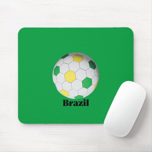Brazil Soccer Muismat (Met muis)