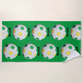 Brazil Soccer Strandlaken (Voorkant)