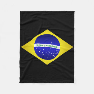 Brazil T-shirt Braziliaans Voetbal Braziliaanse Vl Fleece Deken