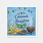 Brazil vieren servet (Voorkant)
