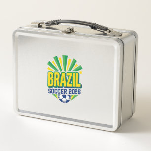 Brazil Voetbal 2026 Voetbal Vet Land Typografie