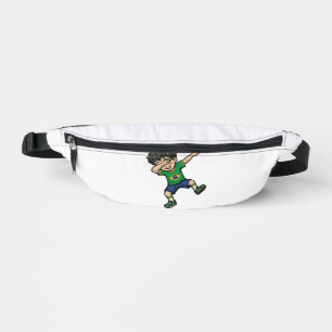 Brazil Voetbal Dab Jongen Vintage Vector T-shirt_1 Heuptasje