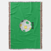 Brazil Voetbal Deken (Voorkant Verticaal)