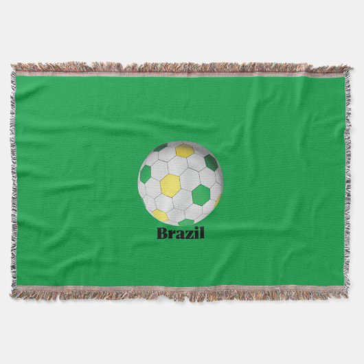 Brazil Voetbal Deken (Voorkant)
