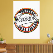 Brazil Voetbal Kampioenen Canvas Print (Insitu (Woonkamer))
