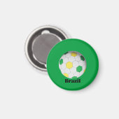 Brazil Voetbal Magneet (Voorkant / Achterkant)