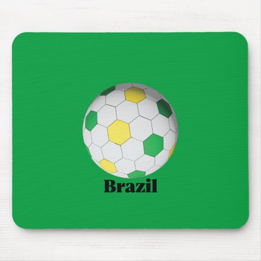 Brazil Voetbal Muismat (Voorkant)