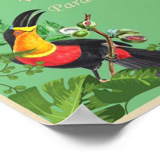 Brazil - Welcome To Paradise Poster (Hoek)