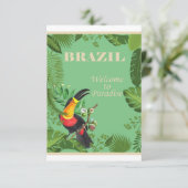 Brazil - Welcome To Paradise Save The Date (Staand voorkant)