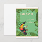 Brazil - Welcome To Paradise Save The Date (Voorkant / Achterkant)