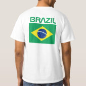Brazil Wereld Voetbal T-Shirt (Achterkant)