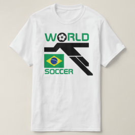 Brazil Wereld Voetbal T-Shirt