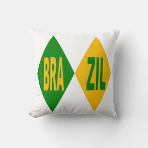 BRAZIL-witte decoratieve kussens
