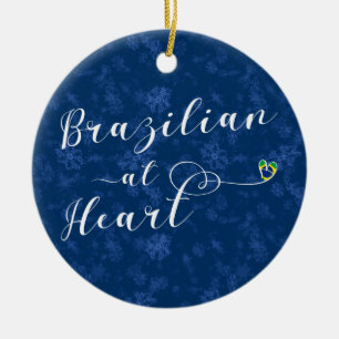 Braziliaan op Ornament van de Heart Holiday