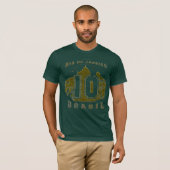 Braziliaans 10 t-shirt (Voorkant volledig)
