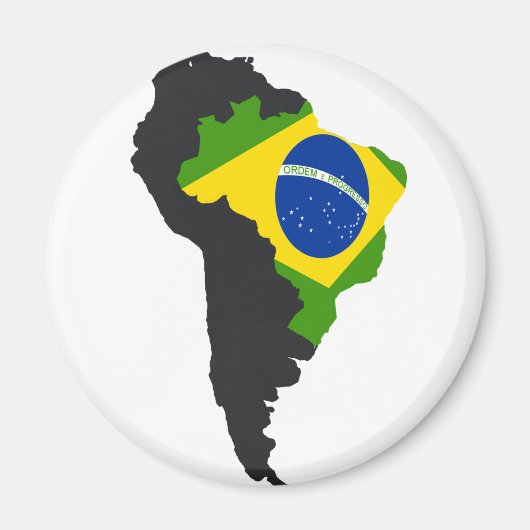Braziliaans Amerika Magneet (Voorkant)
