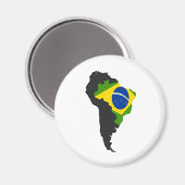 Braziliaans Amerika Magneet (Voorkant / Achterkant)