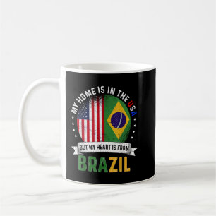 Braziliaans-Amerikaans patriot Heart komt uit Braz Koffiemok