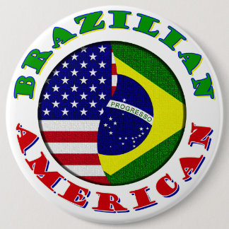 braziliaans - amerikaans ronde button 6,0 cm