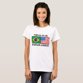 Braziliaans-Amerikaans T-shirt (Voorkant volledig)