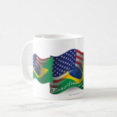 Braziliaans-Amerikaanse golfvlag Koffiemok (Voorkant links)