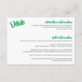 Braziliaans-Amerikaanse hartvlaggen Informatiekaartje (Voorkant)