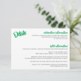 Braziliaans-Amerikaanse hartvlaggen Informatiekaartje