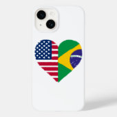 Braziliaans-Amerikaanse Love Phone Case (Achterkant)