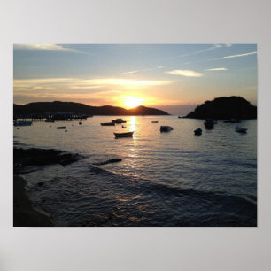 Braziliaans Beach Sunset Poster