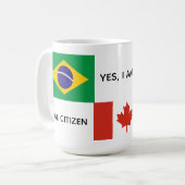 Braziliaans-Canadese Mok met dubbele nationaliteit (Voorkant links)