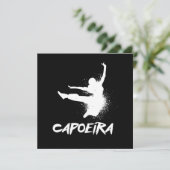 Braziliaans Capoeira Dance Fight Acrobat Gift Kaart (Staand voorkant)