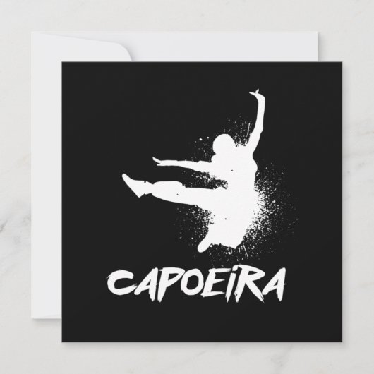 Braziliaans Capoeira Dance Fight Acrobat Gift Kaart (Voorkant)