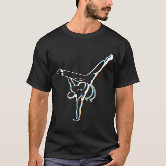 Braziliaans Capoeira Gift Capoeirista Retro 3D T-shirt (Voorkant)