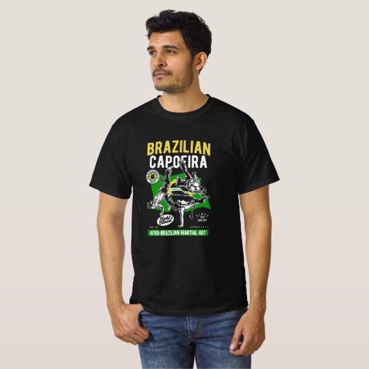 Braziliaans Capoeira T-shirt (Voorkant volledig)