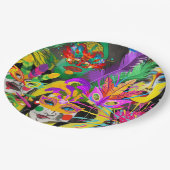 Braziliaans carnaval papieren bordje (Gekanteld)