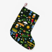 Braziliaans carnaval, platte textuur. kleine kerstsok (Voorkant (Hangend))